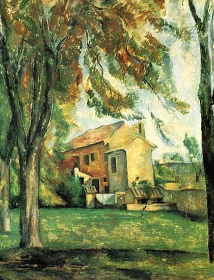 Paul Cezanne Der Teich des Jas de Bouffan im Winter Spain oil painting art